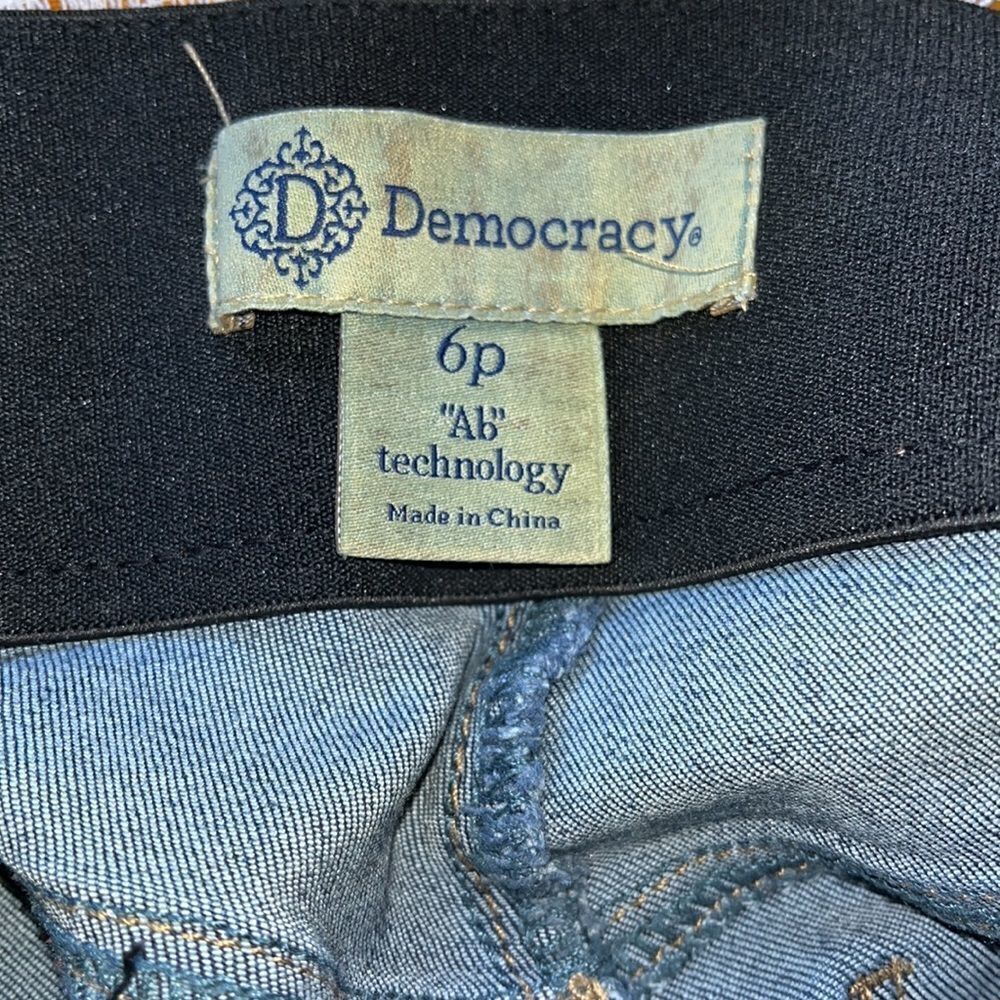 Euc Size 6p Ankle Length Glider Jegging Democracy “Ab”Technology Pull-On Jeans — image 3 of 8